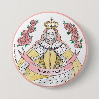 Team Elizabeth Ronde Button 7,6 Cm