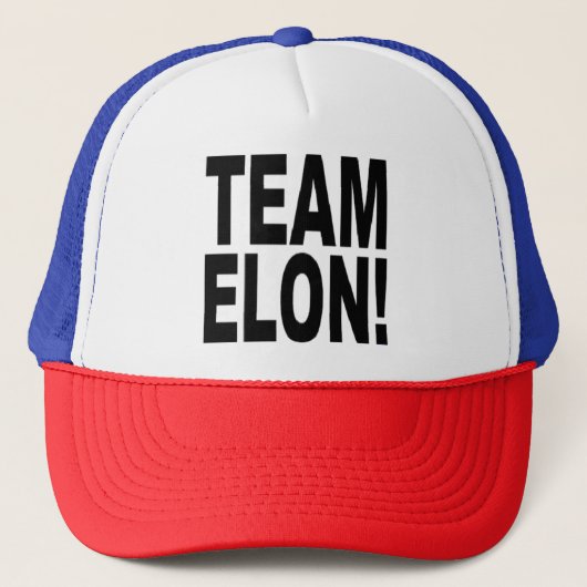 TEAM ELON! TRUCKER PET (Voorkant)