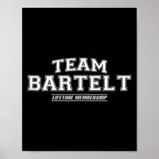 Team Elt _ Trots op Familie Achternaam Geschenk Poster