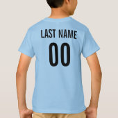 TEAM EN NUMMER T-SHIRT (Achterkant)