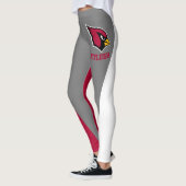 Team en ventilatorkardinaal rood/grijs/witte masco leggings (Links)