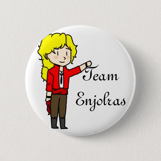 Team Enjolras Pin Ronde Button 5,7 Cm (Voorkant)