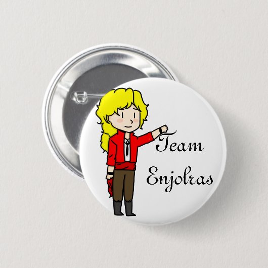 Team Enjolras Pin Ronde Button 5,7 Cm (Voorkant /achterkant)