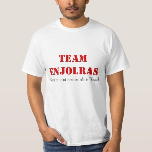 TEAM ENJOLRAS T-SHIRT (Voorkant)