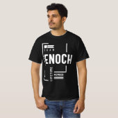 Team Enoch Lifetime Lid met persoonlijke naam T-shirt (Voorkant volledig)