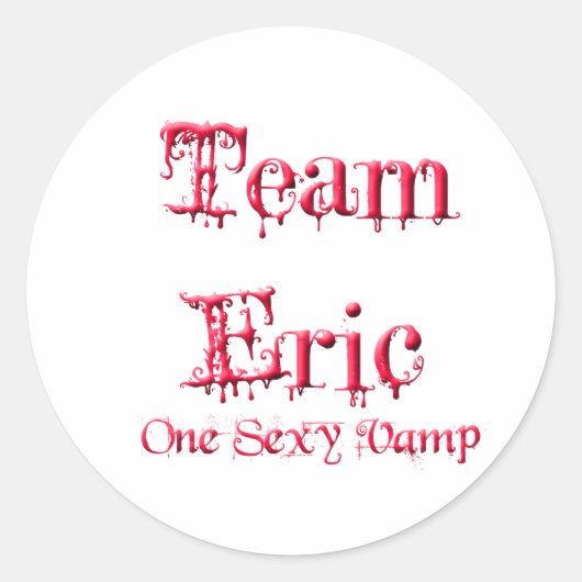 Team Eric Ronde Sticker (Voorkant)