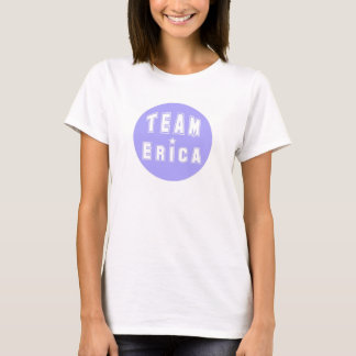Team Erica Paars T-shirt