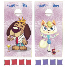 Team Event of Wedding - Zijn Hers Cornhole Set