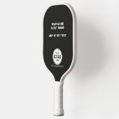 Team Event Zwarte Logo Pickleball Paddle (Links)