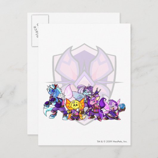 Team Faerieland Group Briefkaart (Voorkant / Achterkant)