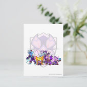 Team Faerieland Group Briefkaart (Staand voorkant)