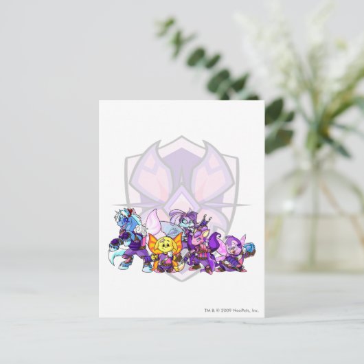 Team Faerieland Group Briefkaart (Staand voorkant)