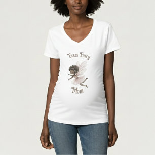 Team Fairy Mom T-shirt voor Baby shower