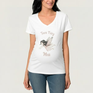 Team Fairy Mom T-shirt voor Baby shower