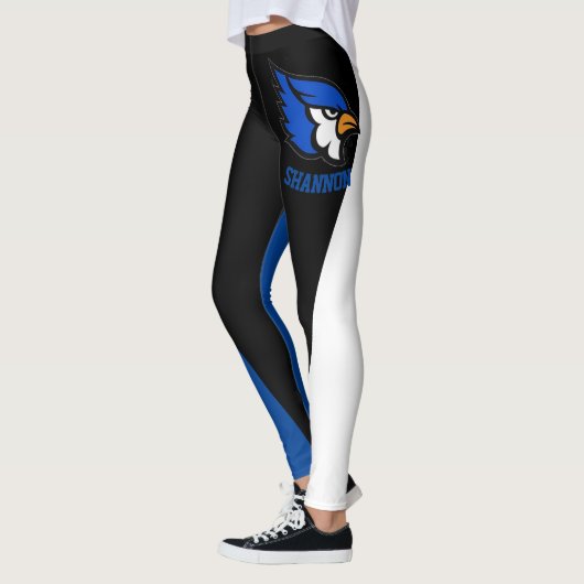 Team & Fan Royal Blue/Black/White Mascot Leggings (Links)