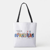 Team Fandras Canvas tas (Achterkant)