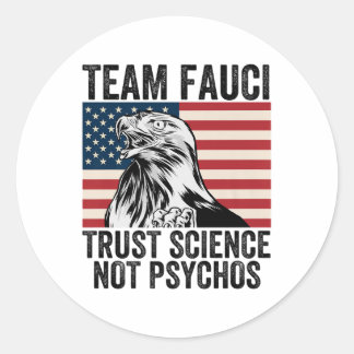 Team Fauci Anti Trump Dr. Anthony Fauci 2028 Premi Ronde Sticker
