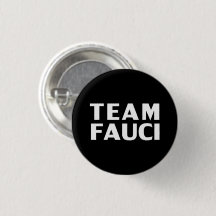 Team Fauci zwart wit moderne vet typografie