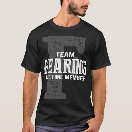 Team FEARING Lifetime Lid T-shirt (Voorkant)