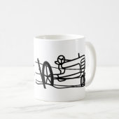 Team Fencerow Antiek Tractor Pulling Koffiemok (Voorkant rechts)