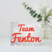Team Fenton Briefkaart (Staand voorkant)