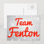 Team Fenton Briefkaart (Voorkant / Achterkant)