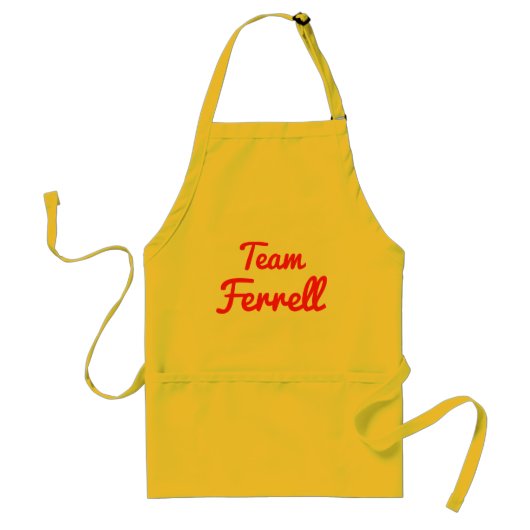 Team Ferrell Standaard Schort (Voorkant)