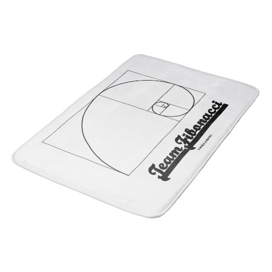 Team Fibonacci (Fibonacci Spiral) Badmat (Gekanteld)