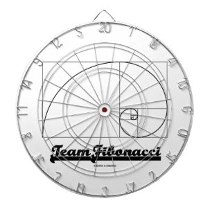 Team Fibonacci (Fibonacci Spiral) Dartbord