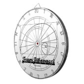 Team Fibonacci (Fibonacci Spiral) Dartbord (Voorkant Rechts)