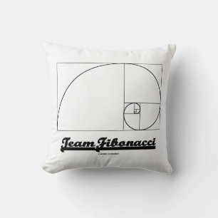 Team Fibonacci (Fibonacci Spiral) Kussen