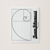 Team Fibonacci (Fibonacci Spiral) Legpuzzel (Verticaal)
