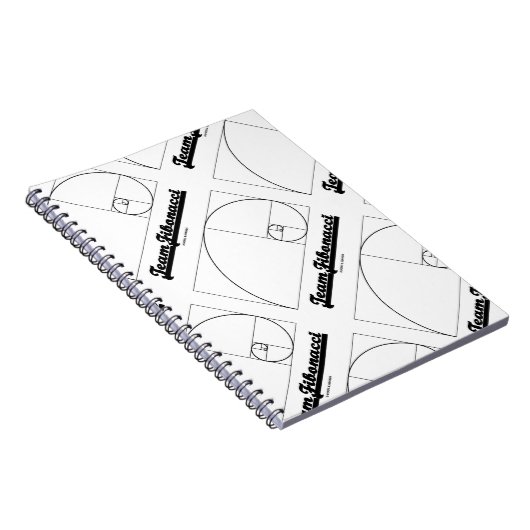 Team Fibonacci (Fibonacci Spiral) Notitieboek (Rechterzijde)