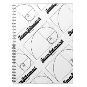 Team Fibonacci (Fibonacci Spiral) Notitieboek (Voorkant)