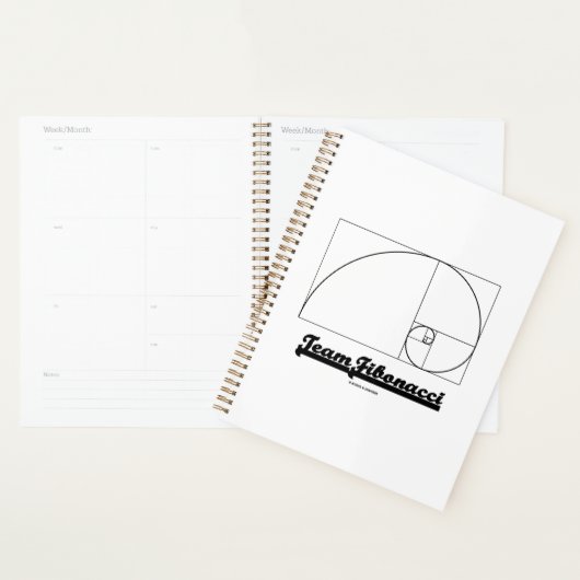 Team Fibonacci (Fibonacci Spiral) Planner (Display)