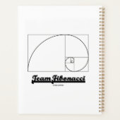 Team Fibonacci (Fibonacci Spiral) Planner (Achterkant)