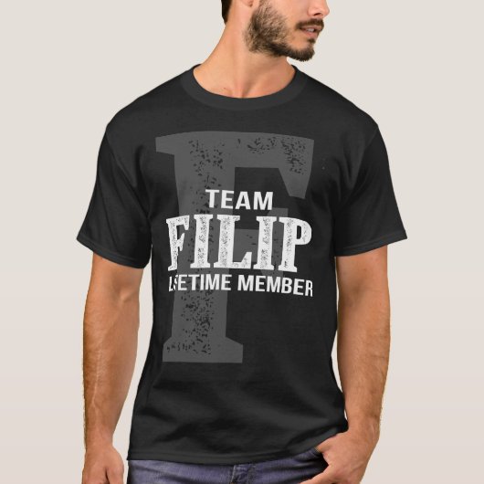 Team FILIP Lifetime Member T-shirt (Voorkant)