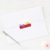 Team Filipijnen Ronde Sticker (Envelop)