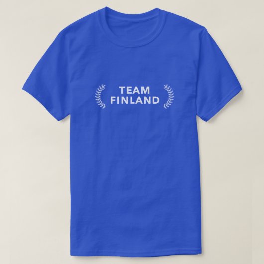 Team Finland rev T-Shirt Voorzijde (Design voorkant)