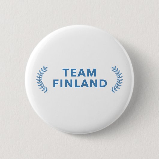 Team Finland Ronde Button 5,7 Cm (Voorkant)