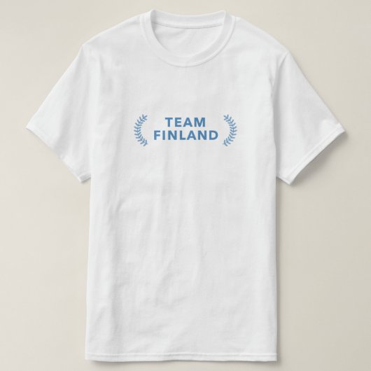 Team Finland T-Shirt Voorzijde (Design voorkant)