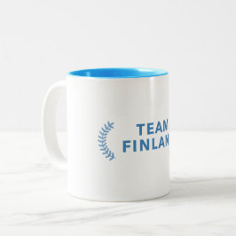 Team Finland Tweekleurige Koffiemok