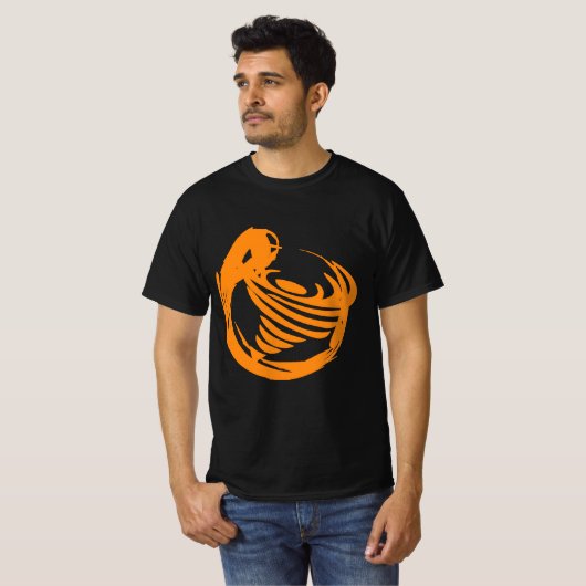 Team Firestorm Basic Oranje T-shirt (Voorkant volledig)
