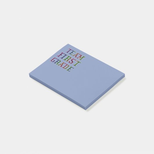 Team First Grade, Novelty School Post-IT Notes (Schuin)