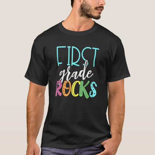 Team First Grade Rocks Squad 1st Grade 2022 Back T T-shirt (Voorkant)
