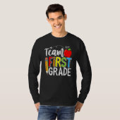 Team First Grade Shirt Teacher Student Kids Back T (Voorkant volledig)