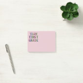 Team First Grade, terug naar school Post-it Notes (Kantoor)