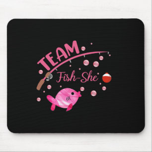 Team Fish She Shirt Vist Gender Reveal Party An Muismat