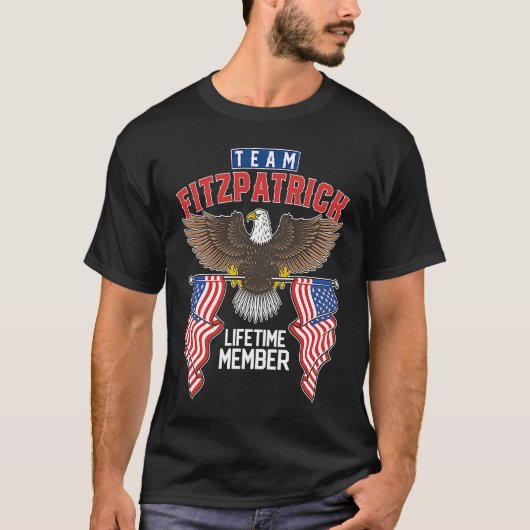 Team Fitzpatrick-lid voor het leven T-shirt (Voorkant)
