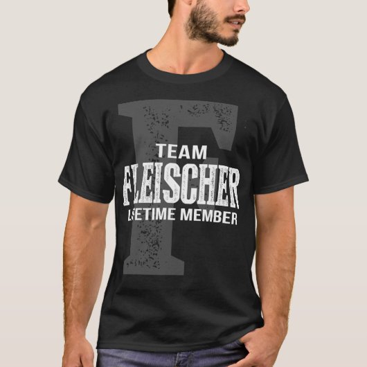 Team FLEISCHER Levenslang Lid T-shirt (Voorkant)